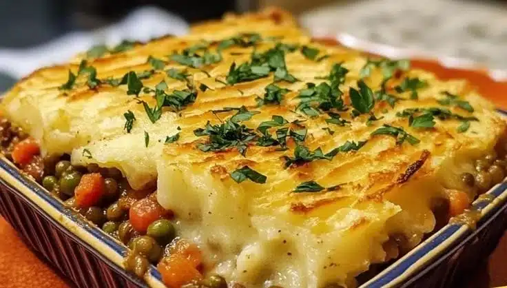 Best Festive Vegan Lentil Shepherd’s Pie That Warms Your Soul