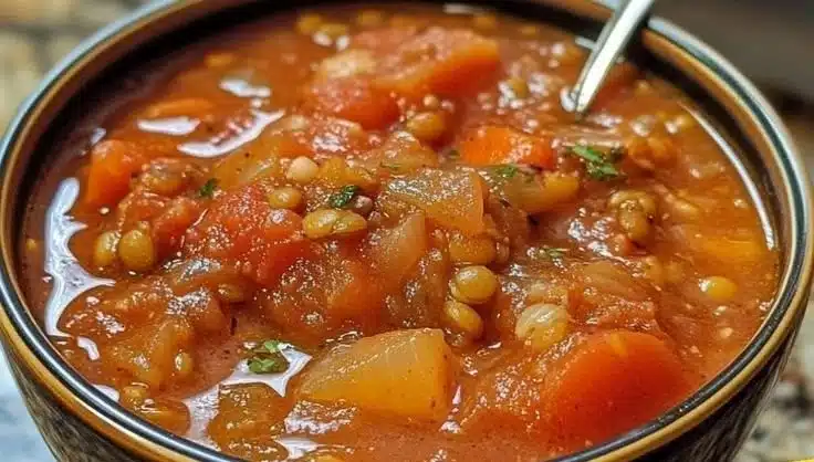 Easy Tomato Lentil Stew: Cozy, Comforting, and Full of Flavor